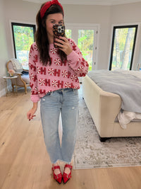 Risen Reese Mid Rise Barrel Jeans