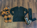 *BELLES & DOORBUSTER* Snuggle Up Set in Black