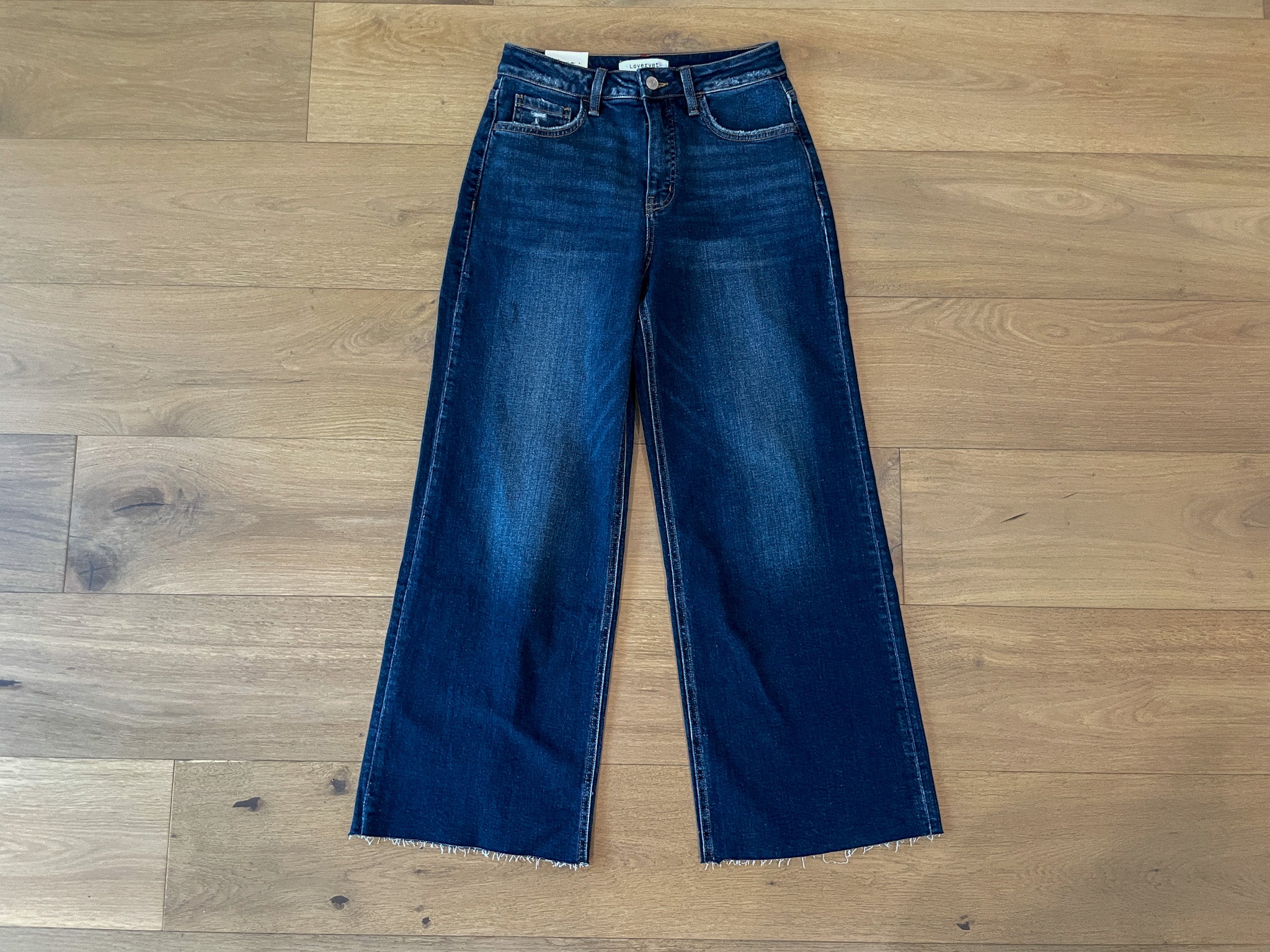 Lovervet Laurel Wide Leg Tummy Control Jeans