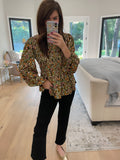 Autumn Muse Smocked Top