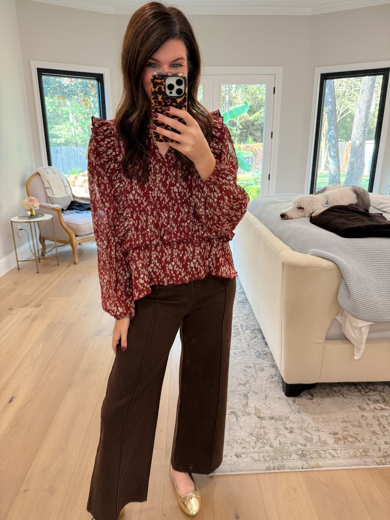 SALE! Woodvale Top *Final Sale*