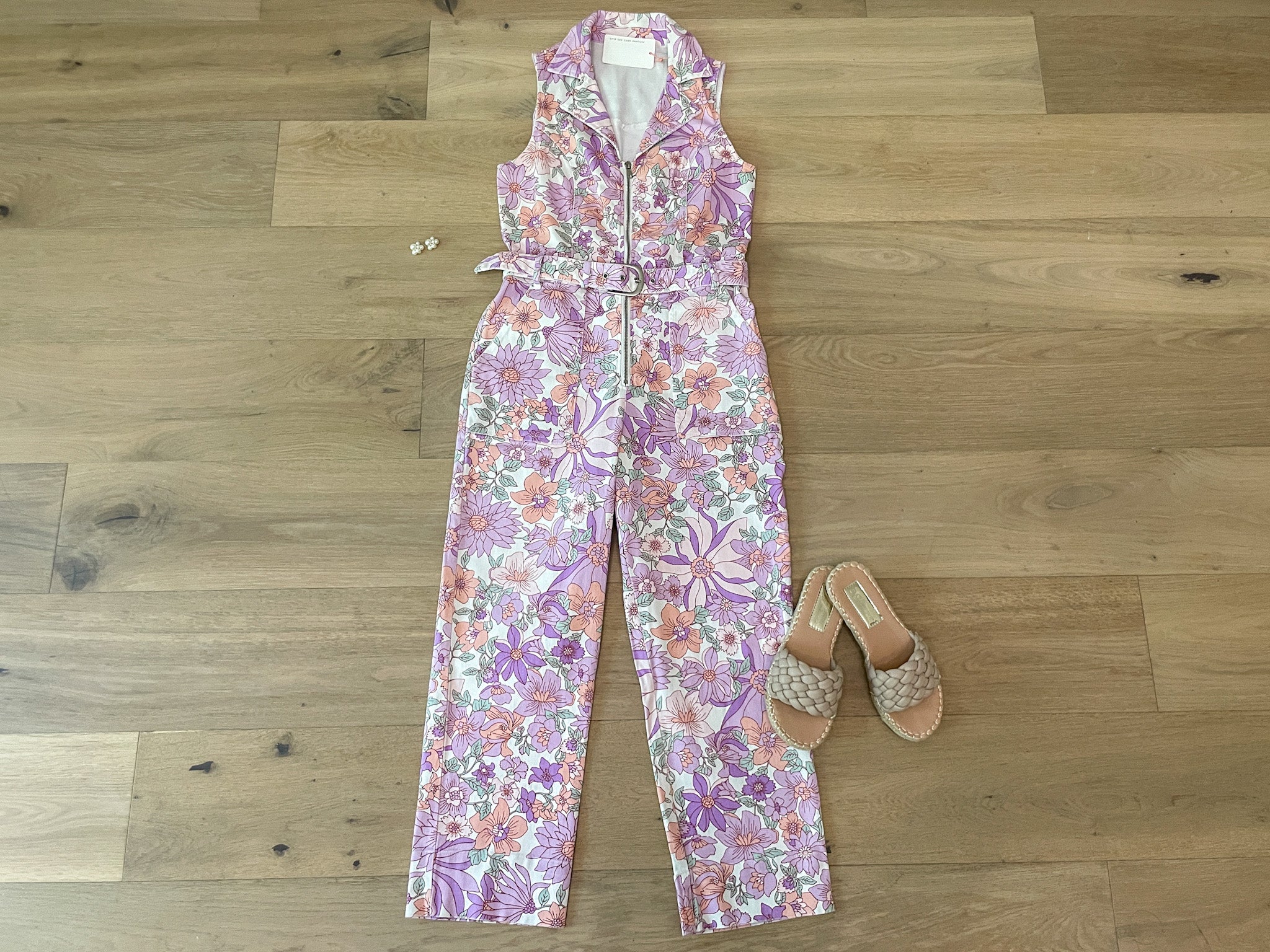 Skies Are Blue Days Gone By Floral Jumpsuit