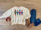 Crack On Nutcracker Sequin Pullover
