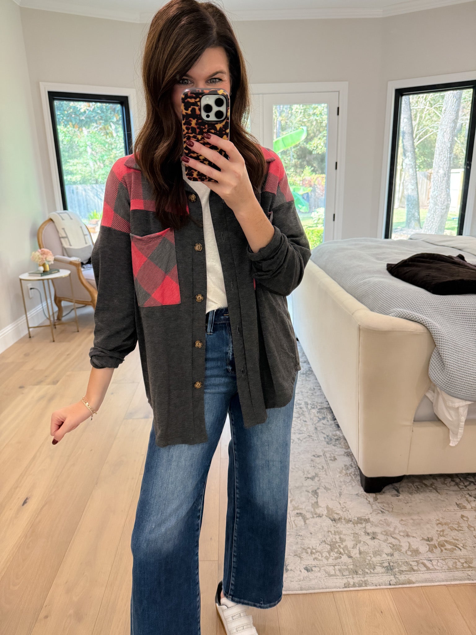 SALE! On the Way Plaid Shacket *Final Sale*
