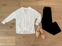 SALE! Turn to You Tunic in White *Final Sale*