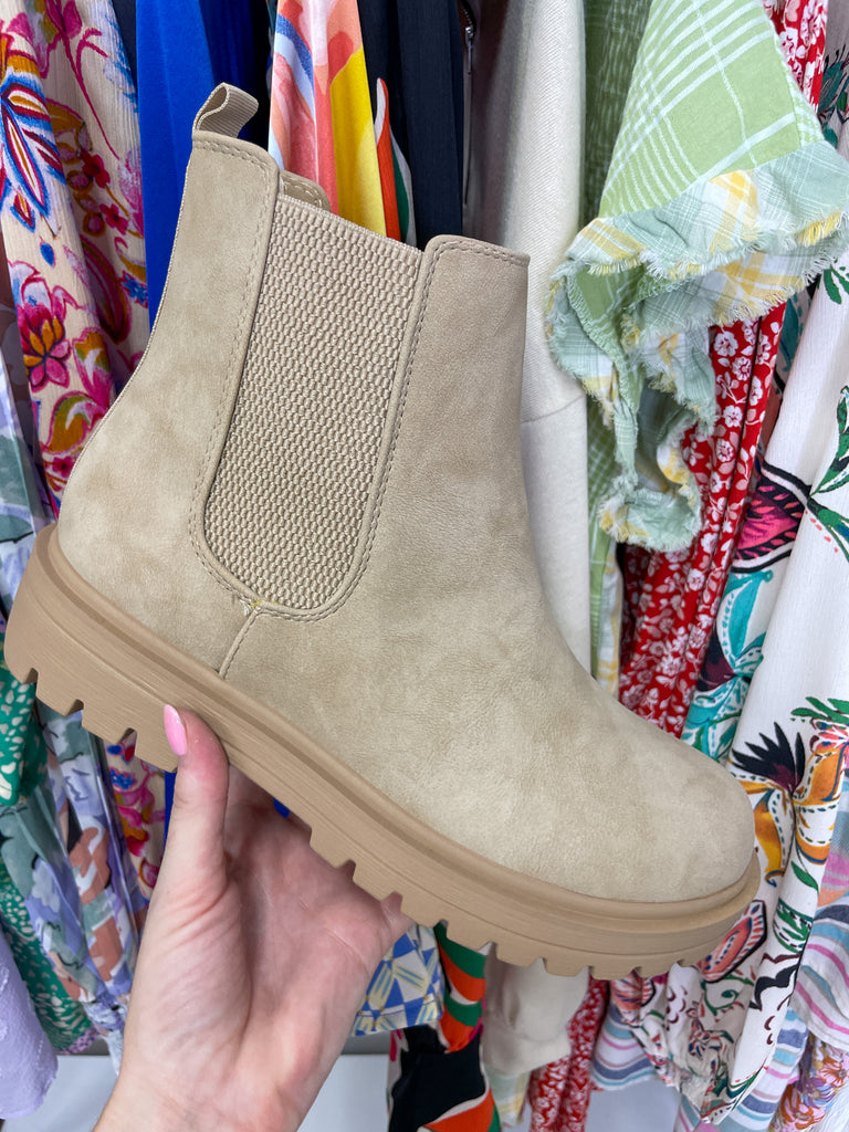 Pilot Booties in Taupe