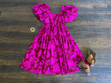 Fall Flourishing Dress in Brick