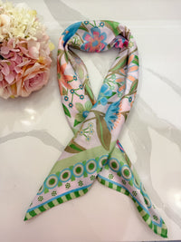 Flower Market Bandana in Green *Final Sale*