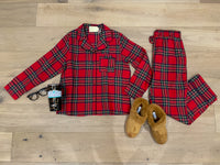 SALE! Hallmark Holidays Pajama Set in Red Plaid *Final Sale*