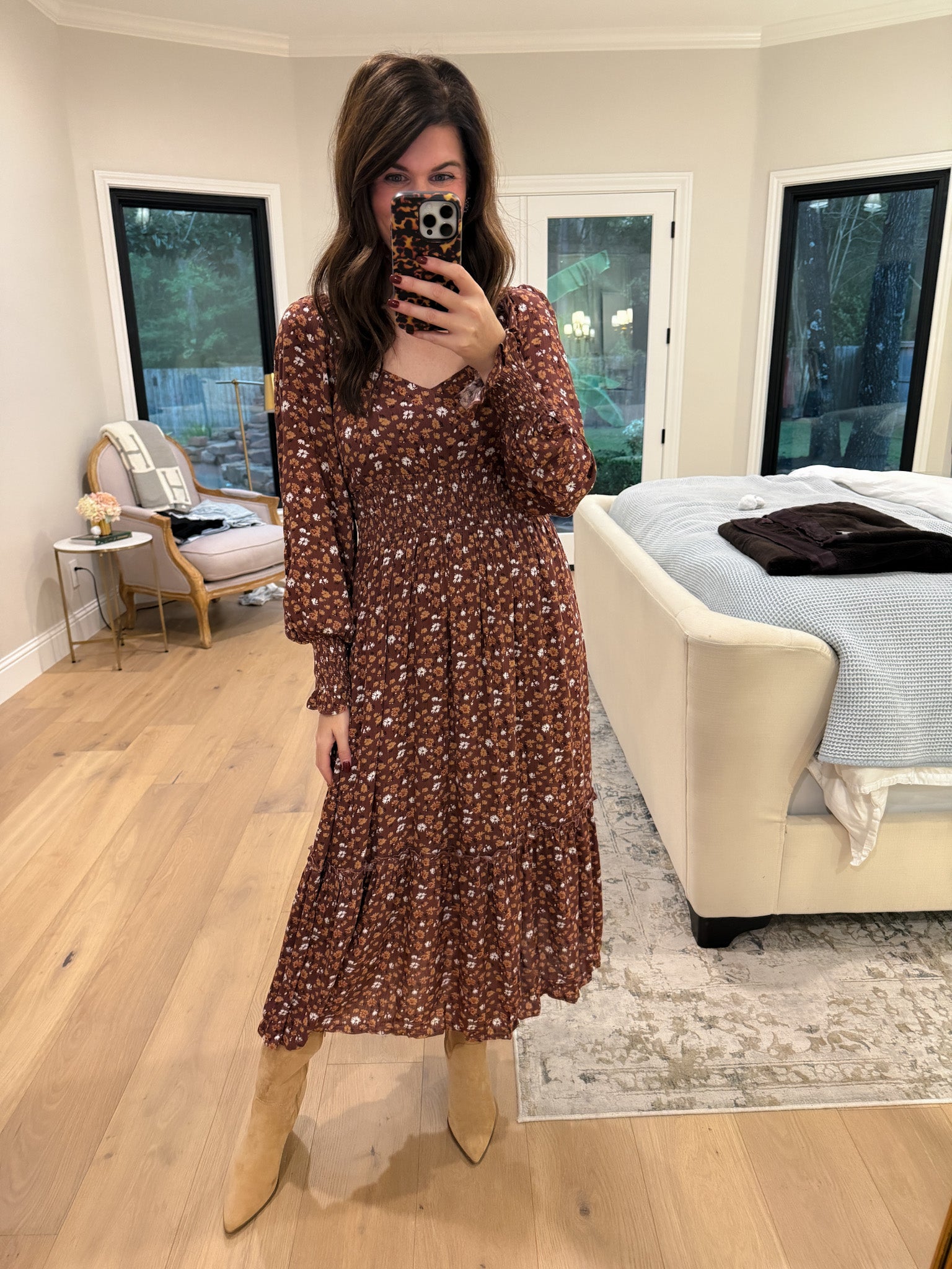 Rustic Romance Midi Dress