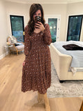 Rustic Romance Midi Dress