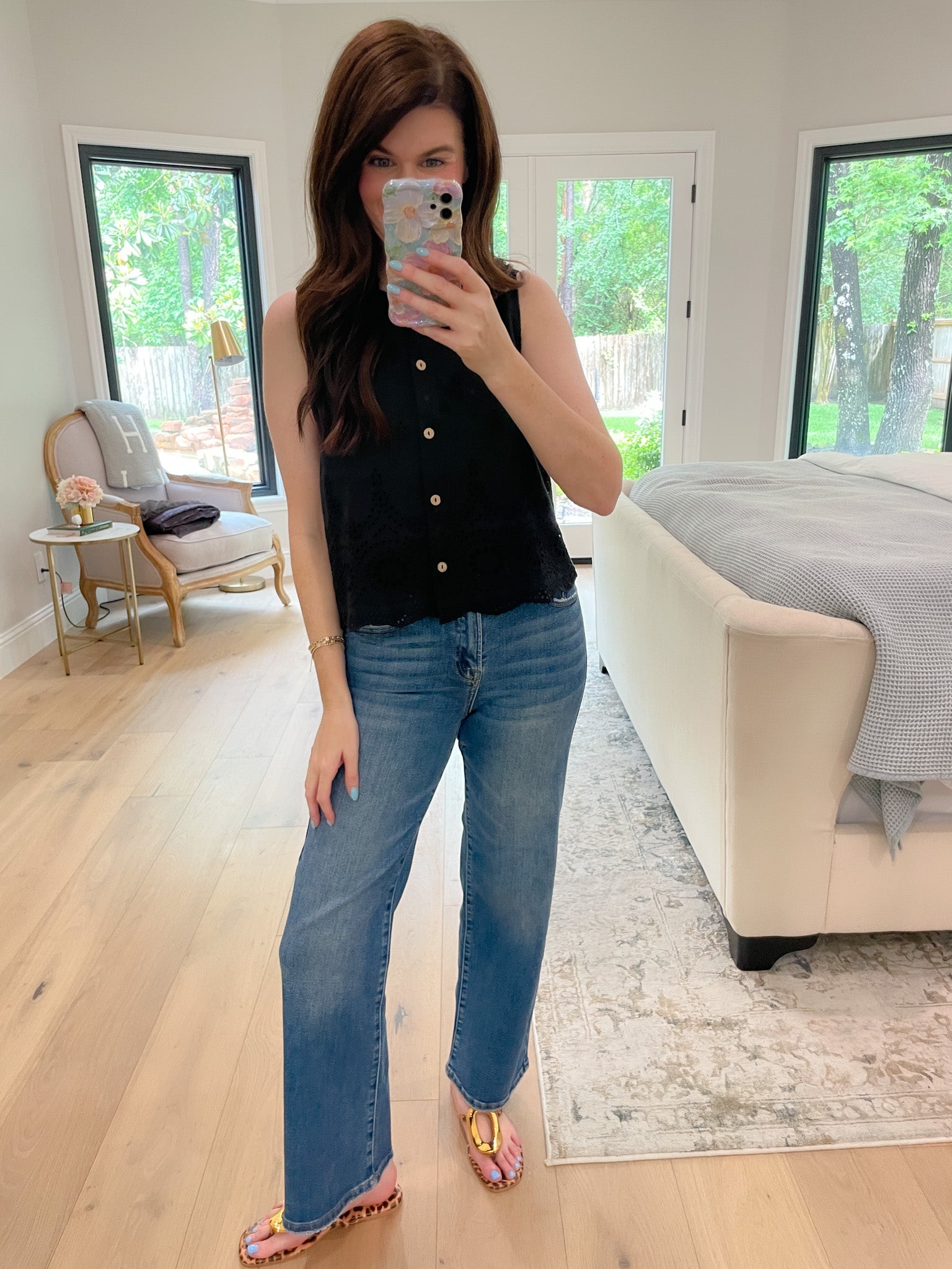 Risen Clarke High Rise Straight Leg Jeans