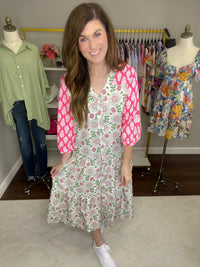 Best Dressed at Brunch Midi Dress