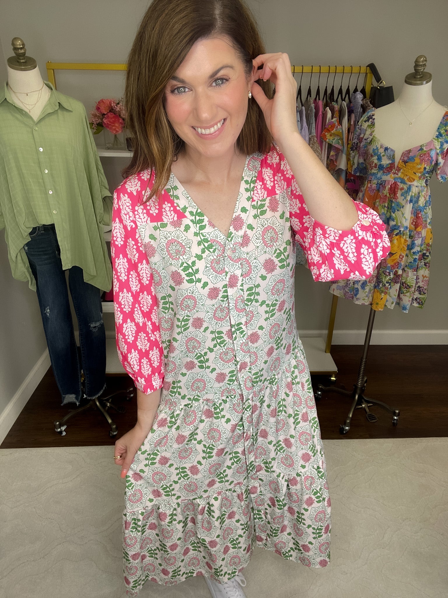 Best Dressed at Brunch Midi Dress