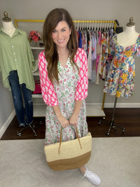 Beach Bag Tote in Tan *Final Sale*