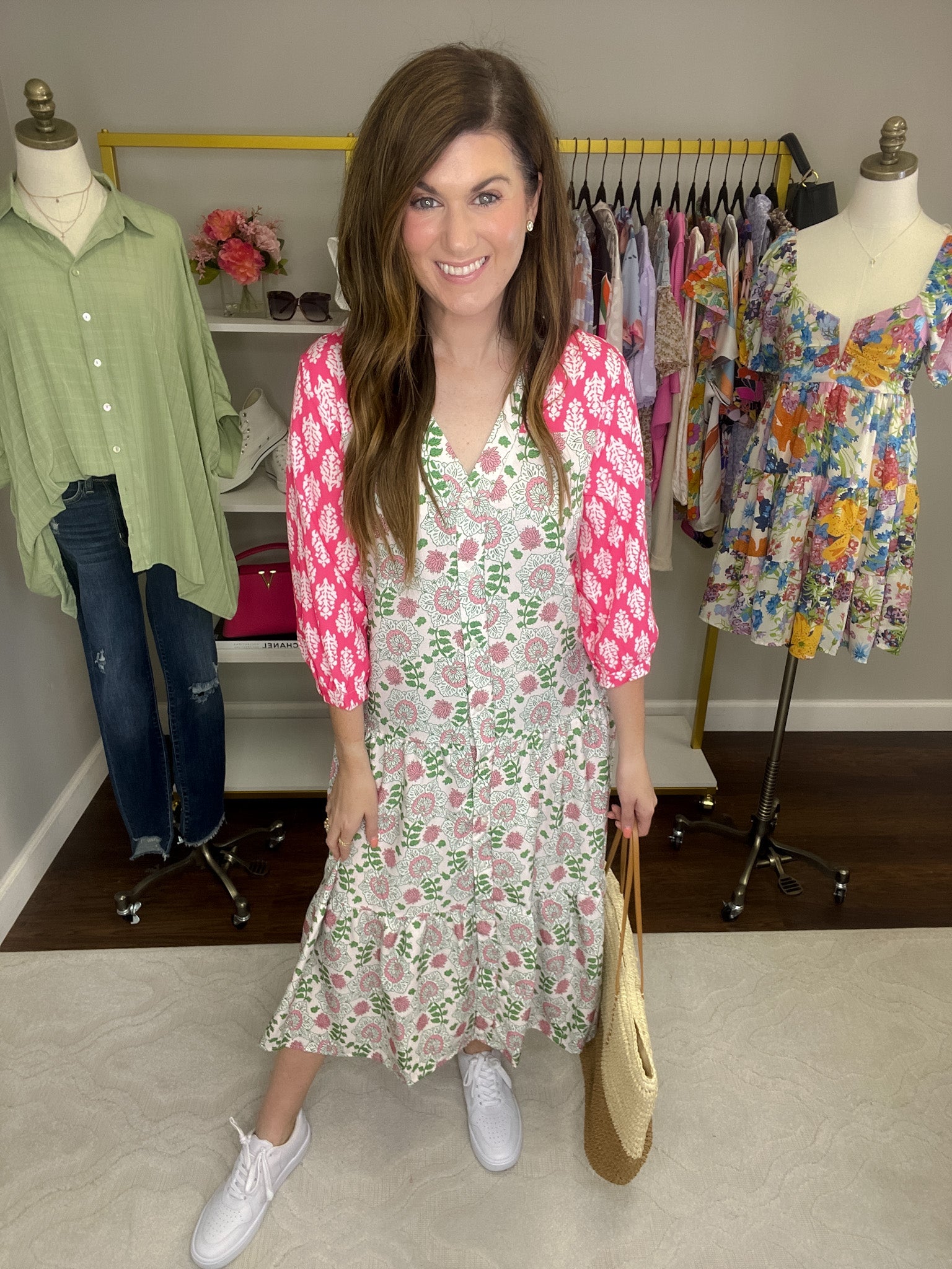 Best Dressed at Brunch Midi Dress