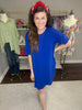 Play it Cool Dress in Royal