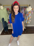 Play it Cool Dress in Royal