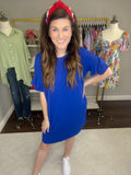 Play it Cool Dress in Royal