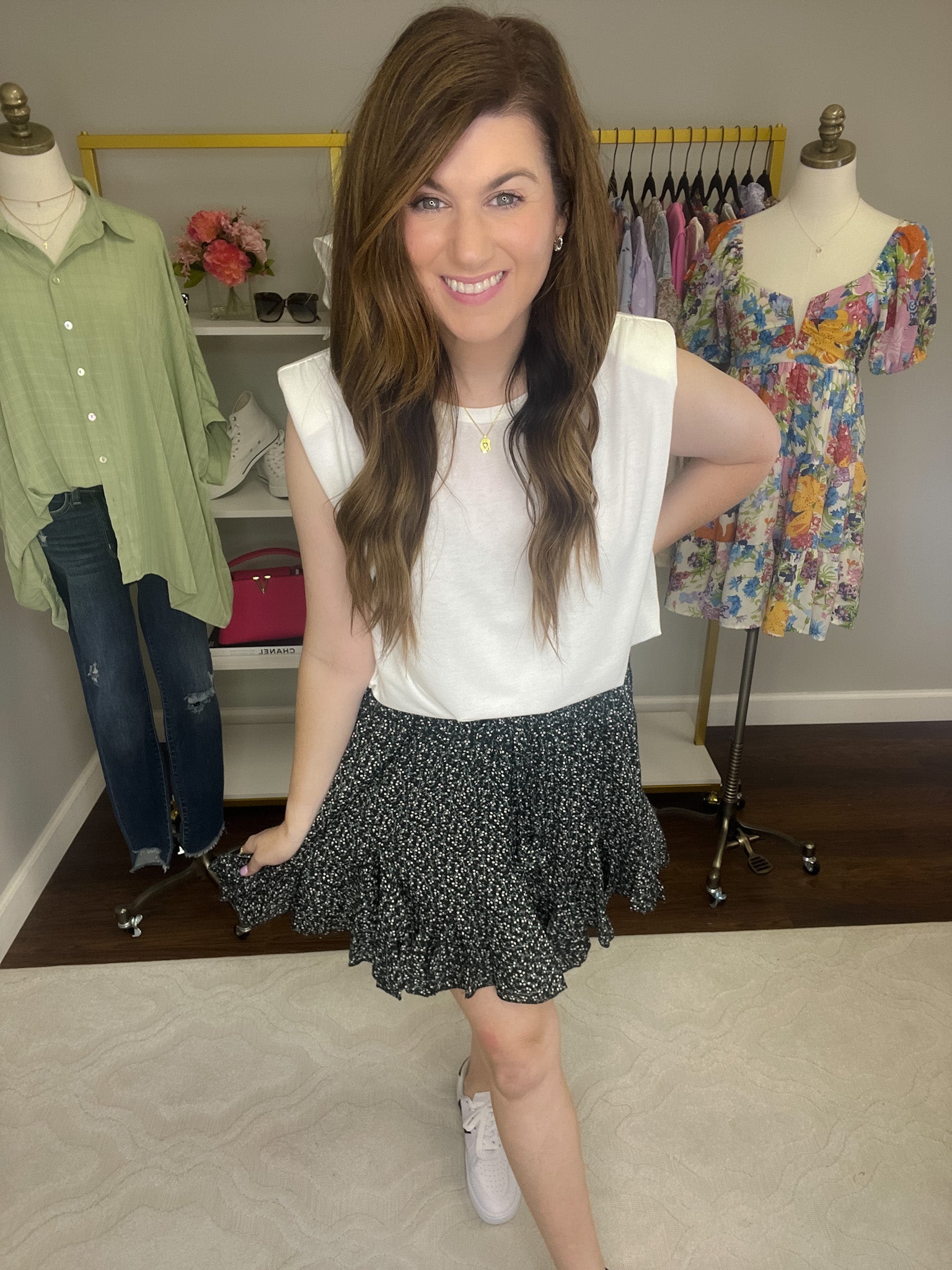 Might Be the One Floral Skirt