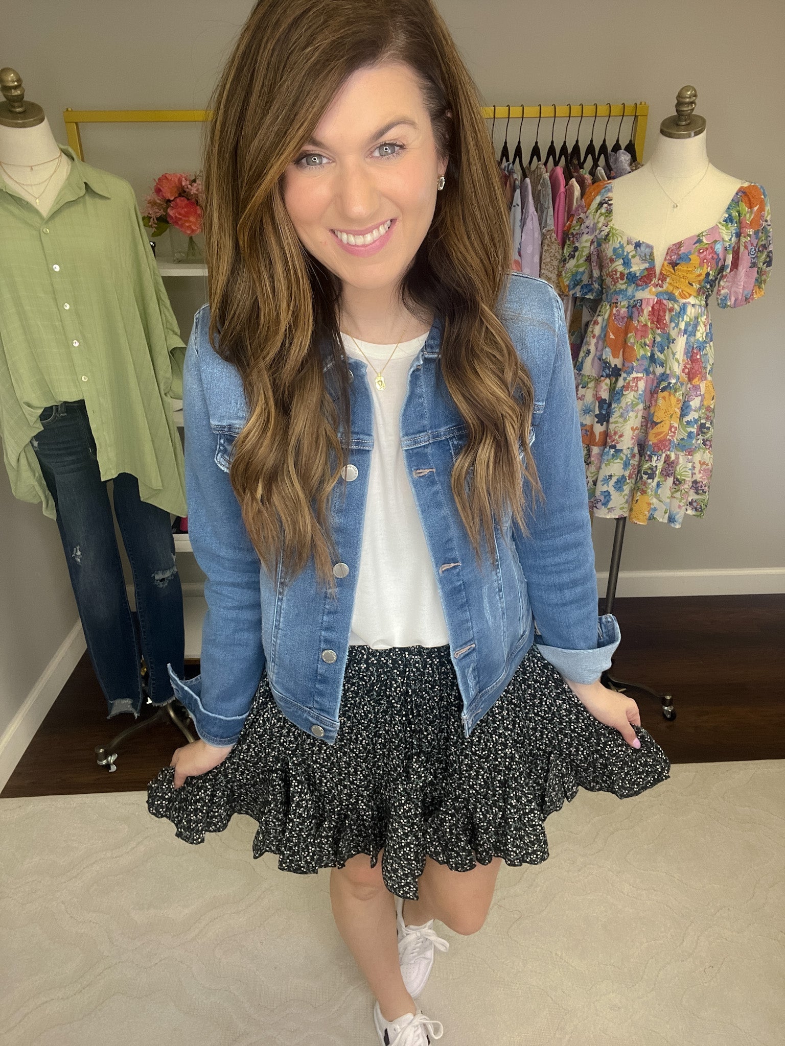 Might Be the One Floral Skirt