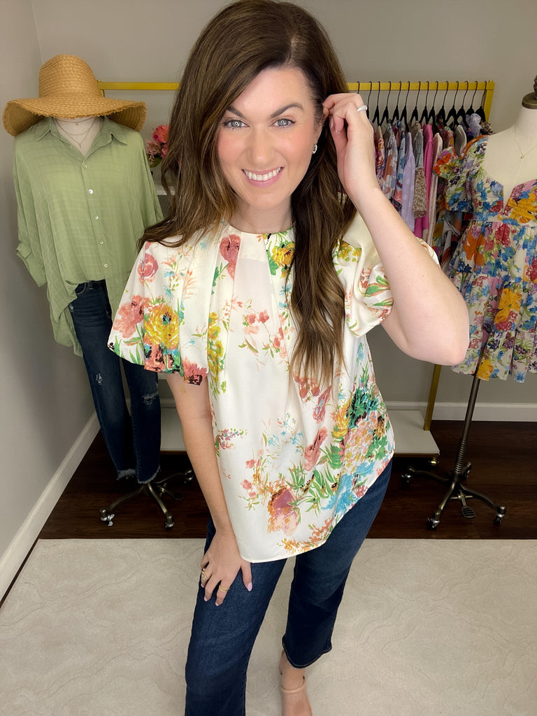 Nanette Top in Yellow