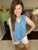 Truth Be Told Tank in Blue