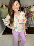 Colorful Safari Top
