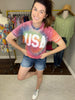 *BELLES & DOORBUSTER* USA Tie Dye Tee