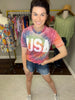 *BELLES & DOORBUSTER* USA Tie Dye Tee