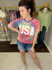 *BELLES & DOORBUSTER* USA Tie Dye Tee