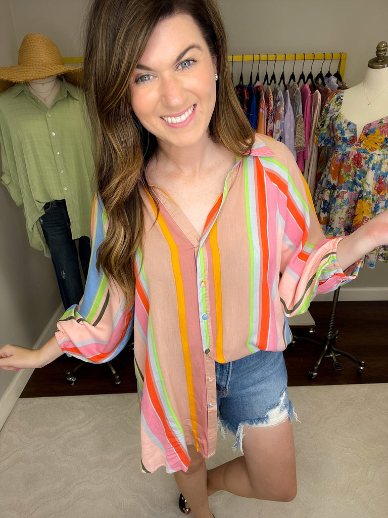Lucky to Have You Button Down