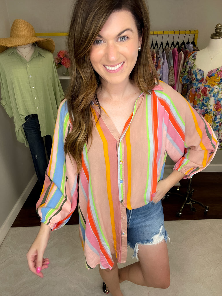 Lucky to Have You Button Down