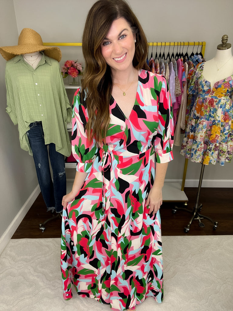 All the Right Moves Maxi Dress