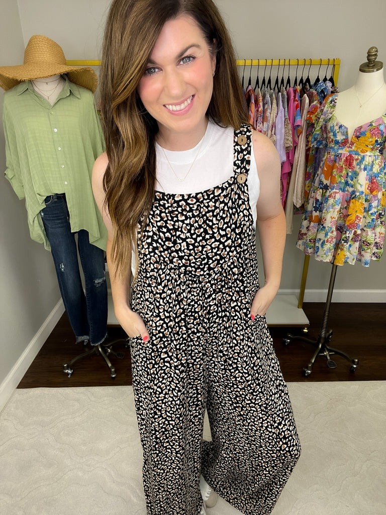 You Cute Overalls in Black