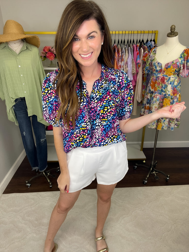 Summer Date Night Shorts in White