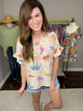 Colorful Safari Top