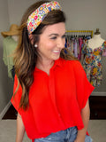Vintage Floral Headband