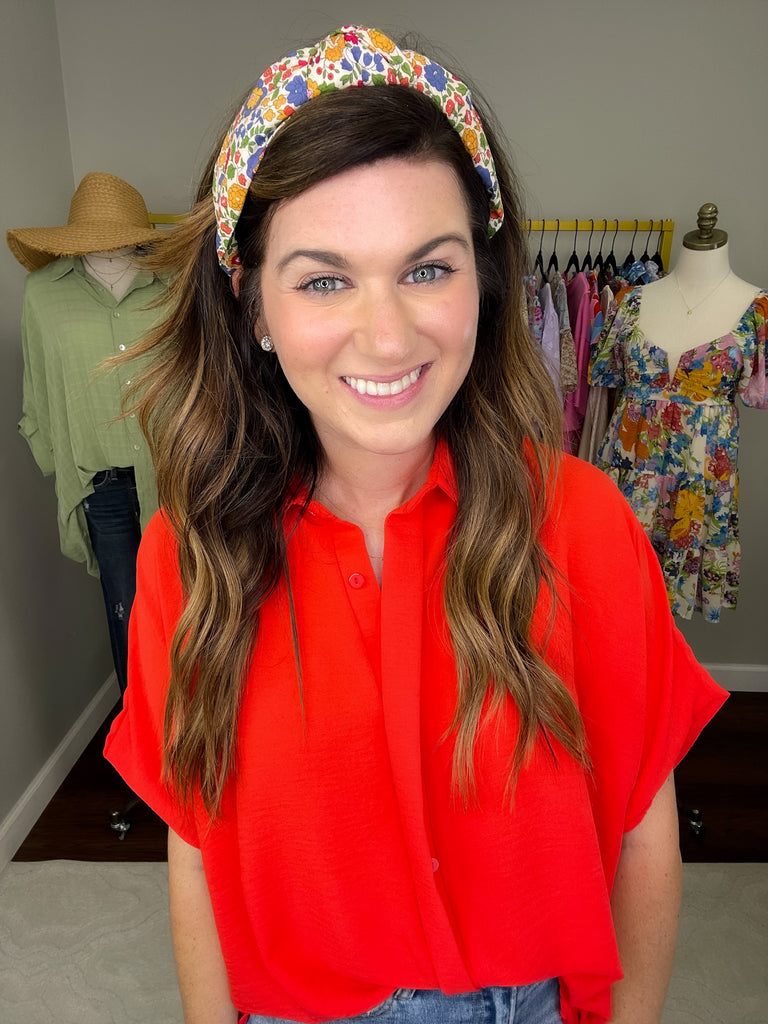 Vintage Floral Headband