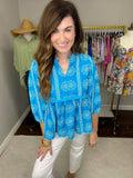 Take Me to Turks Top in Ocean Blue