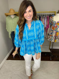 Take Me to Turks Top in Ocean Blue