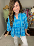 Take Me to Turks Top in Ocean Blue