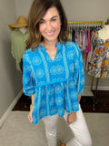Take Me to Turks Top in Ocean Blue