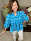 Take Me to Turks Top in Ocean Blue