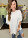 Forever True Tees in White and Coral