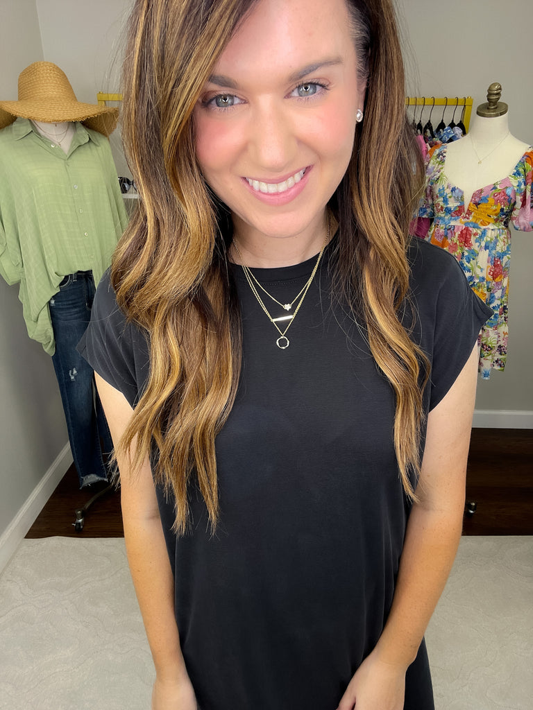 These are the Days Necklace in Gold