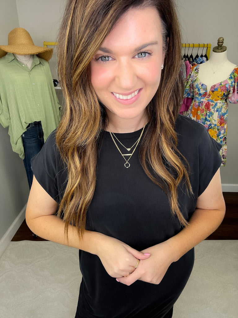These are the Days Necklace in Gold