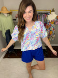 Ideal Moment Shorts in Cobalt