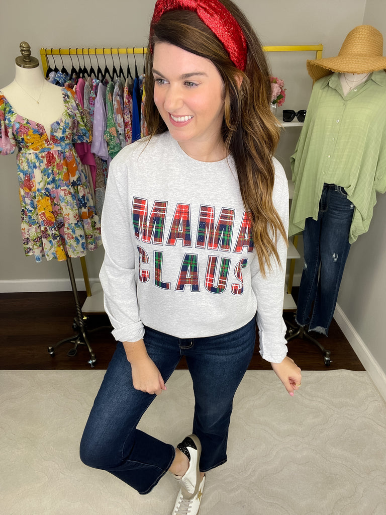 Mama Claus Long Sleeve Tee