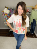 Retro Merry and Bright Tee